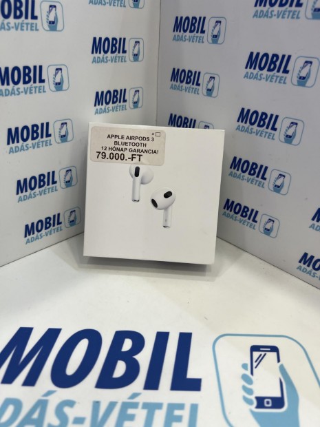 Apple AirPods 3 Egyb, 12 h garancia