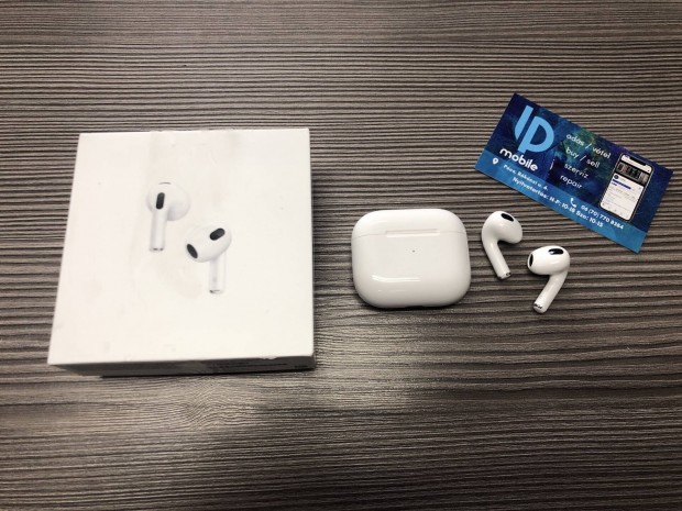 Apple Airpods Gen 3, Megkmlt, Dobozos, Garancia