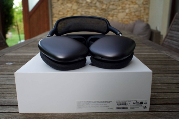 Apple Airpods Max asztroszürke fejhallgató (2024, Mgyh3ZM/A modell)