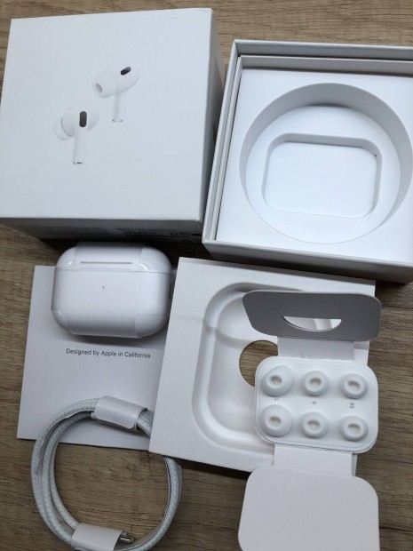 Apple Airpods Pro 2. Generci, Apple szmlval, paprokkal