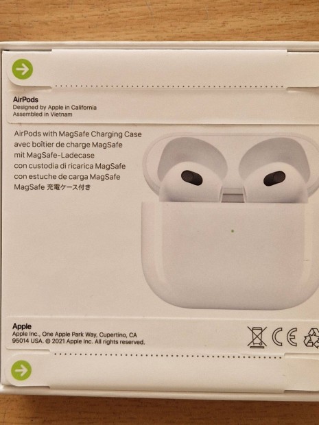 Apple Airpods (3. generci) Magsafe tlttokkal