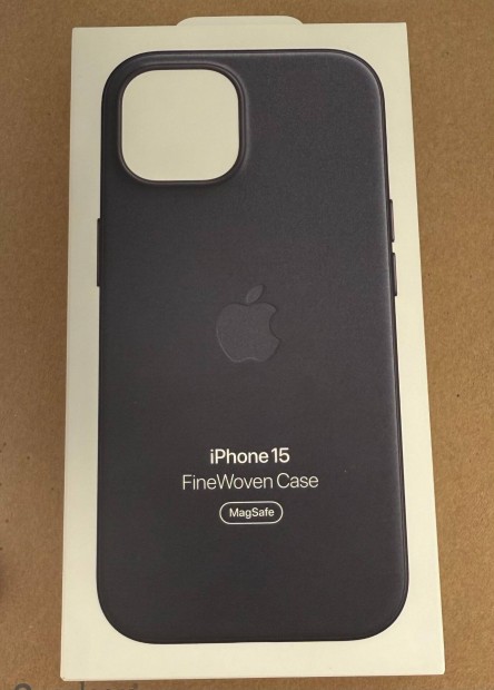 Apple Finewoven tok iphone 15 Fekete