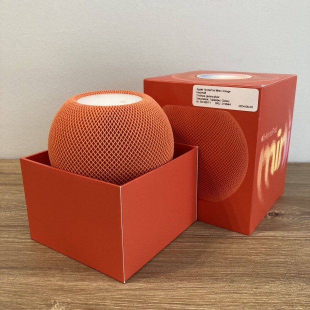 Apple Homepod Mini Orange Narancssrga Hasznlt