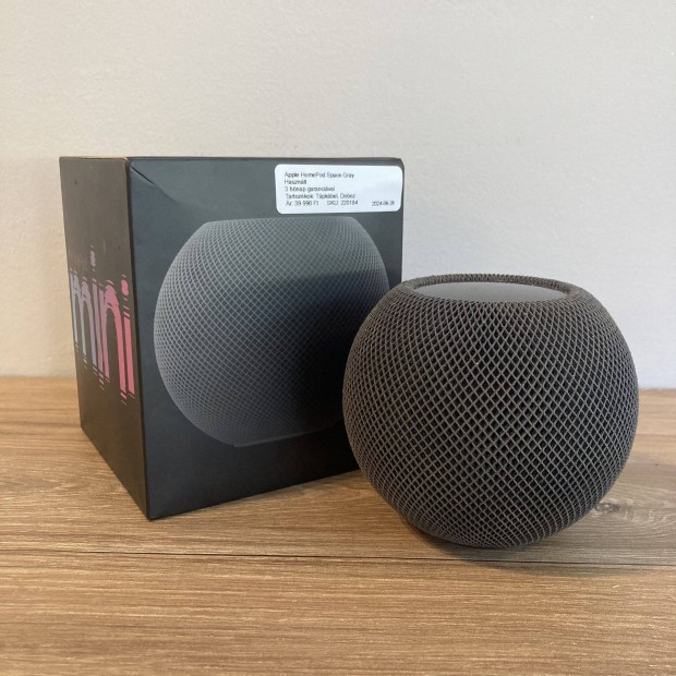 Apple Homepod Mini Space Gray - Szrke Hasznlt