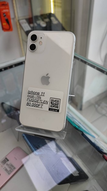 Apple Iphone 11-64GB-75%Akku vegflis