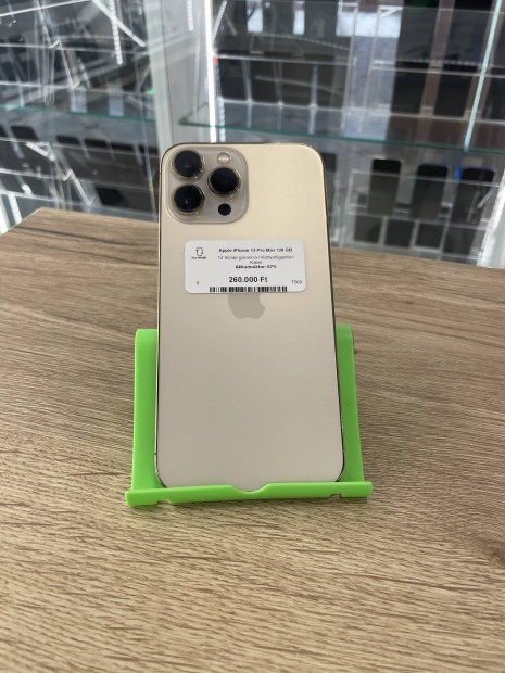 Apple Iphone 13 Pro Max 128GB, jszer, 12 hnap garancia