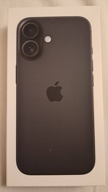 Apple Iphone 16 128GB black, j,bontatlan,garancival