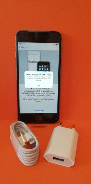 Apple Iphone 6S 32GB Krtyafggetlen,szp llapot telefon 100% os akk