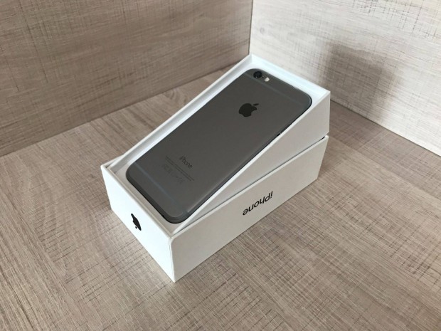 Apple Iphone 6, Space Gray, 128GB, Feljtott, Ajndkokkal