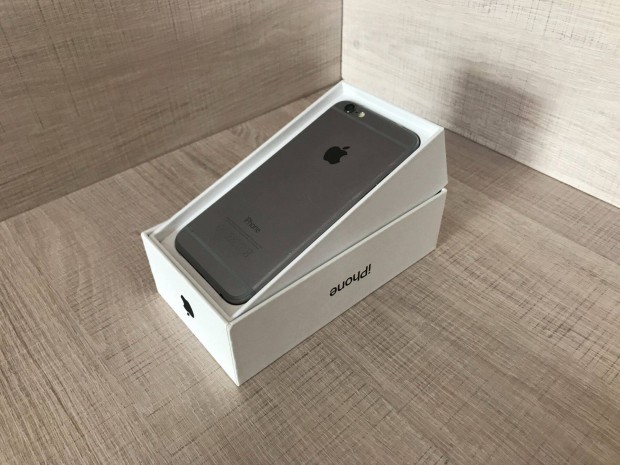 Apple Iphone 6, Space Gray, 16 GB, Hasznlt (100%), +Ajndkok