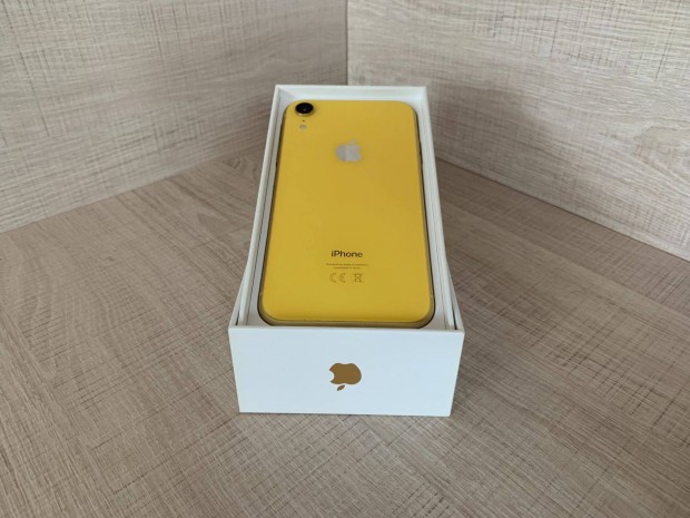 Apple Iphone XR, Yellow, 128 GB, Dual SIM, Újszerű, + Kiegészítők