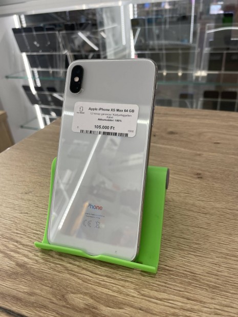 Apple Iphone XS Max 64GB, Krtyafggetlen, jszer 