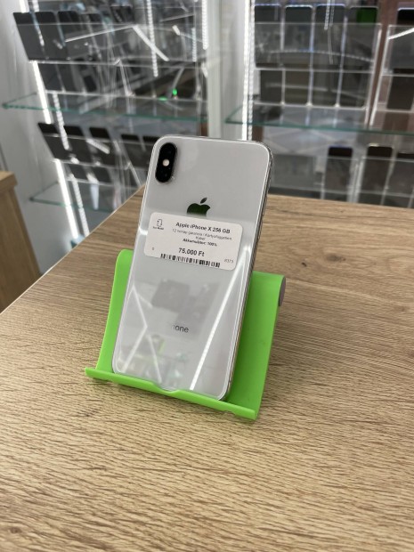 Apple Iphone X 256GB, Krtyafggetlen, jszer 