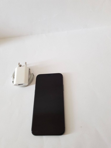 Apple Iphone X 64GB Fekete krtyafggetlen,j llapot mobiltelefon el