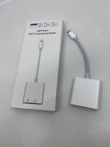 Apple Lightining SD card (microsd) card reader - memria krtya olvas