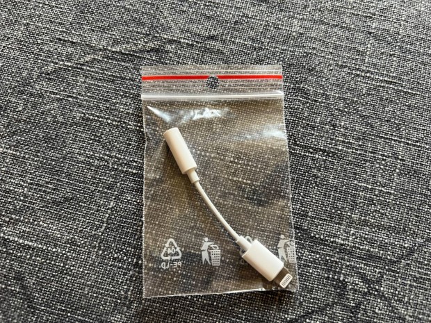 Apple Lightning-adapter 3,5 mm-es fejhallgat-csatlakozhoz