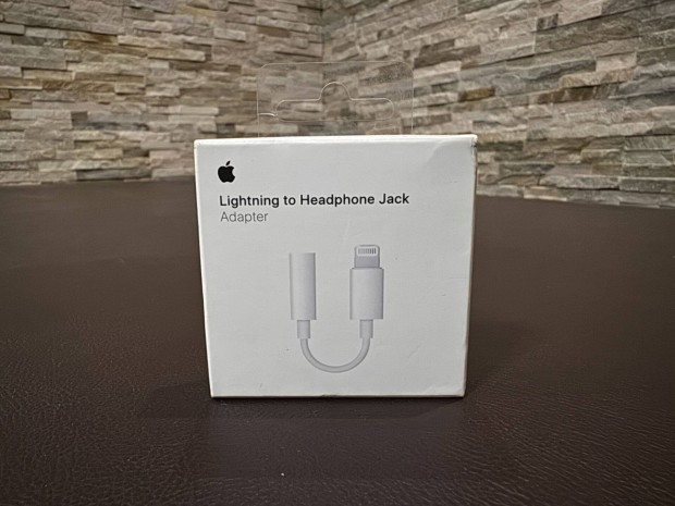 Apple Lightning-adapter 3,5mm-es fejhallgat-csatlakozhoz elad