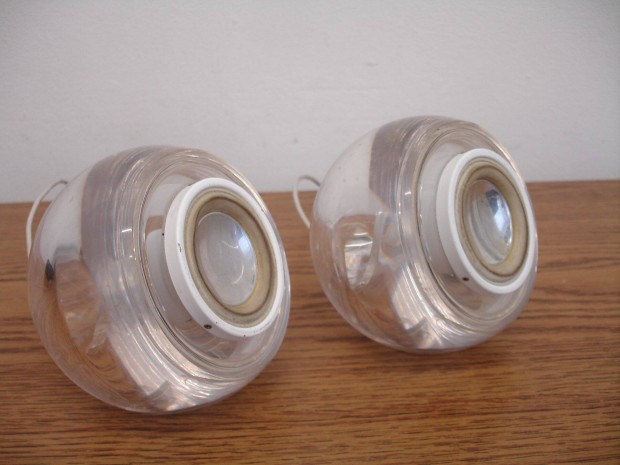 Apple M6531 Pro Speaker picike átlátszó hangfal pár Meglepően nehéz k