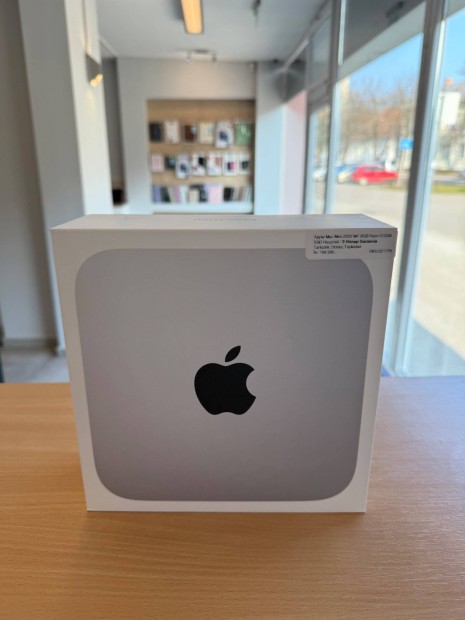 Apple Mac Mini 2020 M1 8GB Ram 512GB SSD Silver Ezst Hasznlt