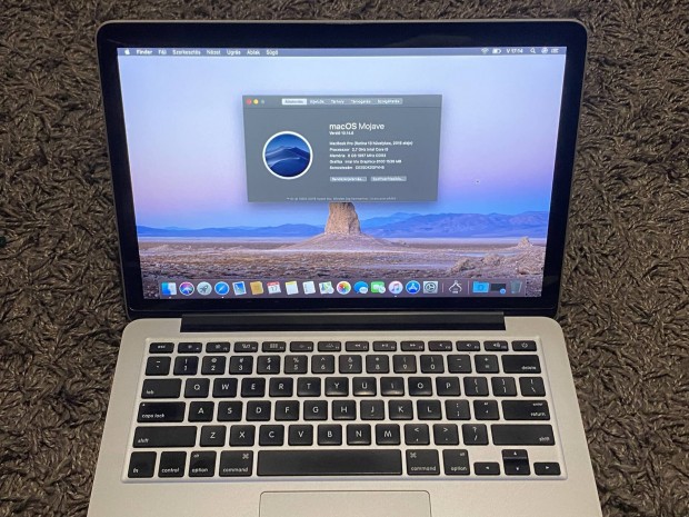 Apple Macbook Pro 13 Retina 2015 i5 friss Osx ( icloud ki jelentkezve