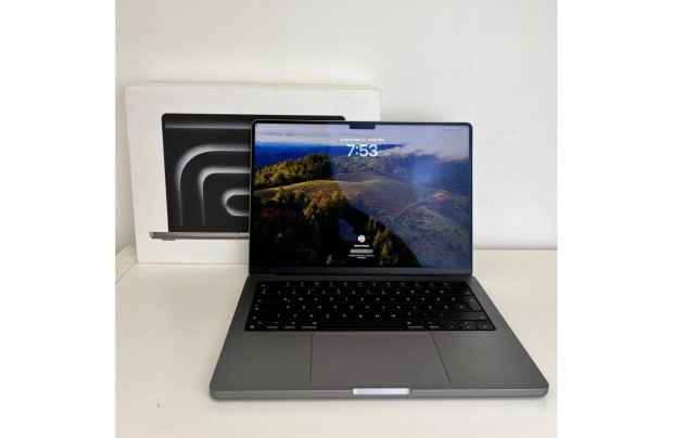 Apple Macbook Pro M3 chip (2023) 512GB, ezst | garancival, akcis