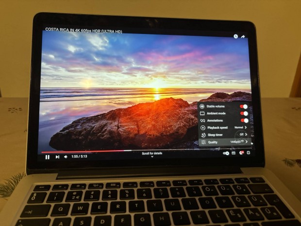 Apple Macbook Pro retina 13". 2.7GHZ