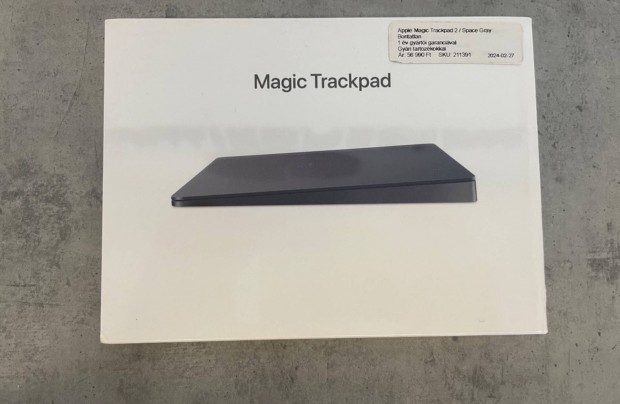 Apple Magic Trackpad 2 / Space Gray / Bontatlan - Új