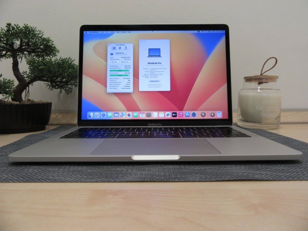 Apple Retina Macbook Pro 13 Touch Bar - 2017 - Hasznlt, megkmlt