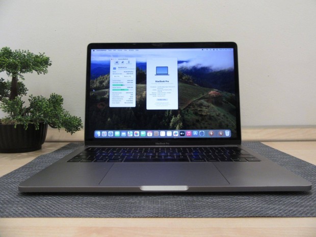 Apple Retina Macbook Pro 13 Touchbar - 2019 - Hasznlt, megkmlt
