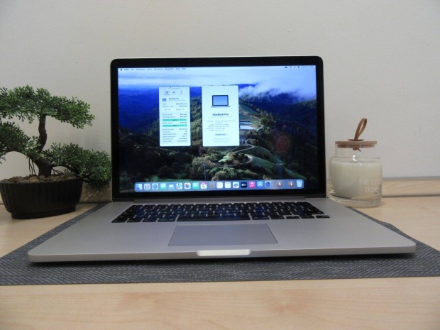 Apple Retina Macbook Pro 15 - 2015 Mid - Hasznlt, karcmentes