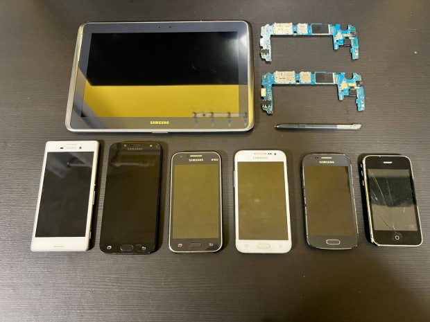 Apple Sony Samsung telefon tablet alkatrésznek vagy javításra