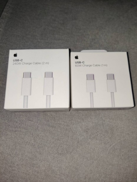 Apple USB-C Charge Cable 60W (1M)  valamimt 240W (2M) j bontatlan