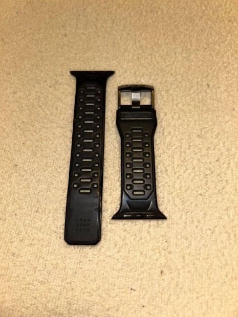 Apple Watch 45mm Uag Civilian fekete szilikon szj