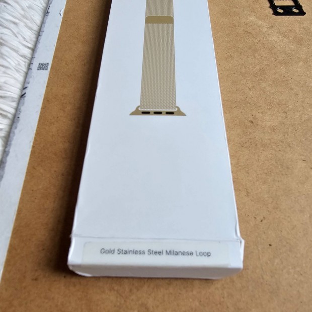 Apple Watch 45mm, aranyszn milni szj teljesen j eredeti