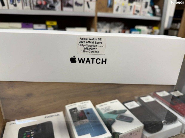 Apple Watch SE 2022 40MM Okos ra 12H Garancia