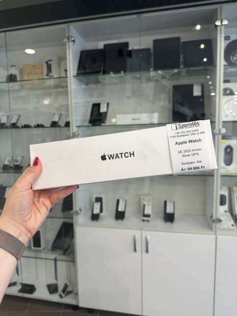 Apple Watch SE 2022 40 mm Silver garancival (4/4) iszerels.hu