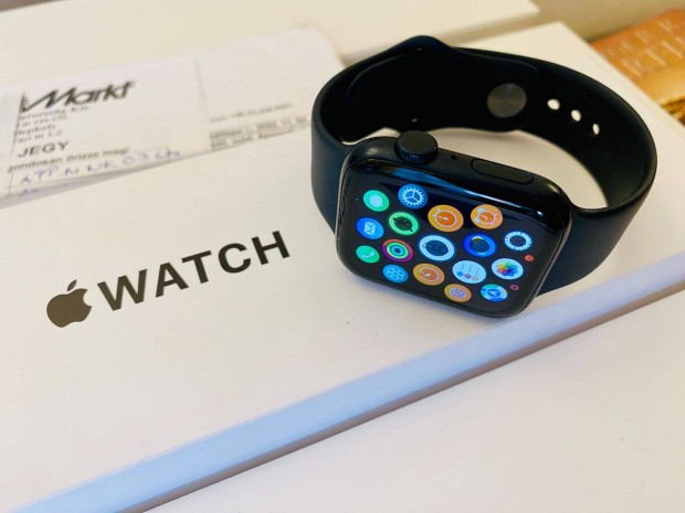 Apple Watch Se 2, Midnight, 44mm, j llapot, karcmentes GPS , garanc