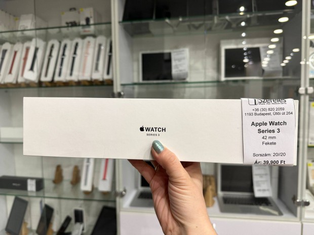 Apple Watch Series 3 42mm space grey garancival (20/20) iszerels.hu