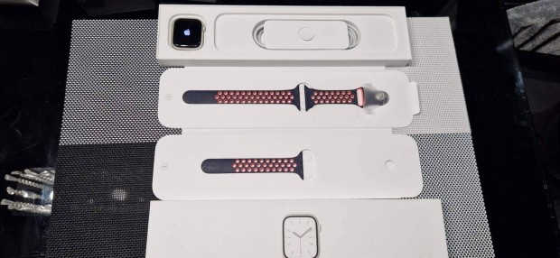 Apple Watch Series 7 41mm GPS Okosra jszer Starlight Garis !