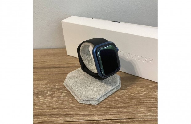 Apple Watch Series 7 45mm Blue Aluminium Case Cellular Hasznlt