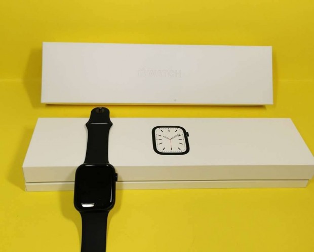 Apple Watch Series 7 45mm Fekete szp llapot okosra elad!