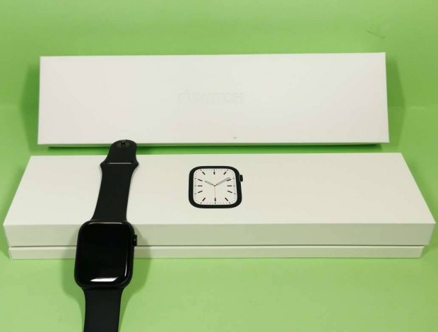 Apple Watch Series 7 45mm LTE Fekete szp llapot okosra elad!