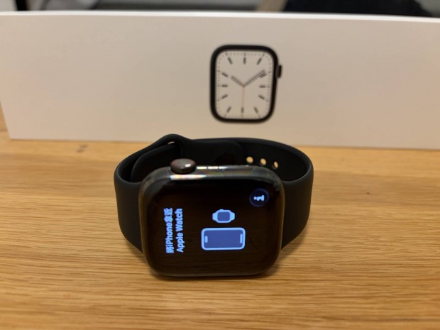 Apple Watch Series 7 4G/LTE 45mm graphite stainless steel okos ra