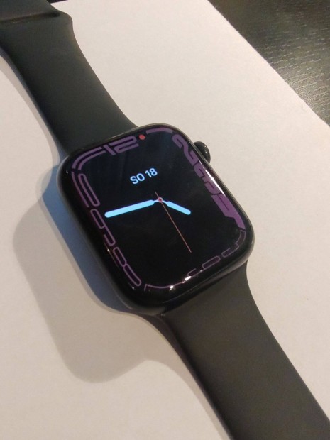 Apple Watch Series 7 Midnight Black Aluminium 45mm GPS LTE e-Sim Mkjp3