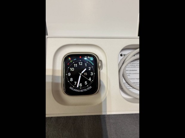 Apple Watch Series 9 41mm Starlight Makultlan j llapotban!