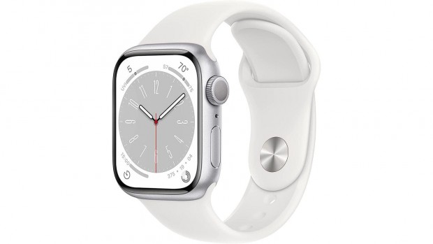 Apple Watch Series 9 45mm (64GB)  - Akku: 100% - Szn: Ezst
