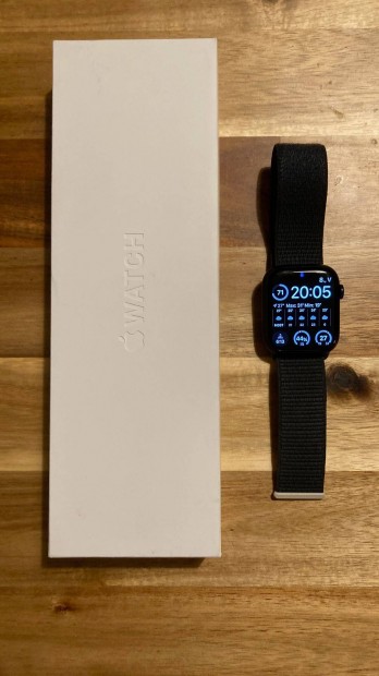 Apple Watch Series 9 45mm - jfekete alumnium tok, jfekete szj