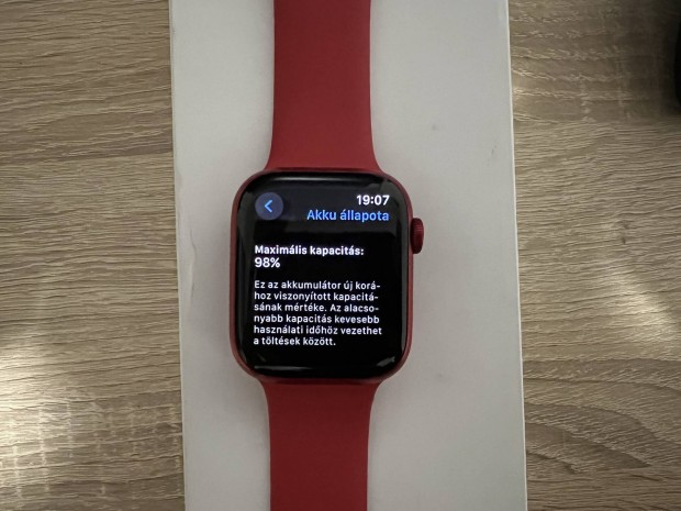 Apple Watch Series 9 Red GPS apple gari: 2025 februr