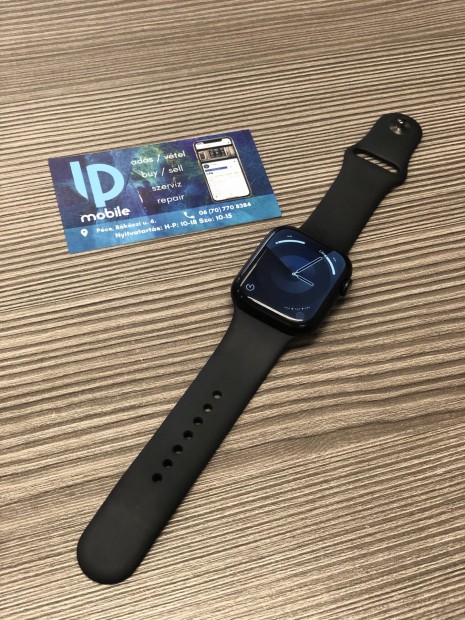 Apple Watch Series 9, jszer, 45mm, Cellular, Garancia