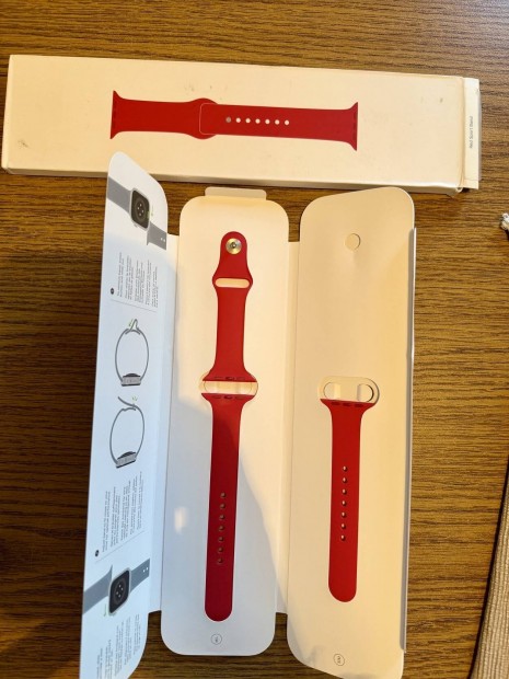 Apple Watch Sport Band - Red - 42/44/45 mm - Hibtlan